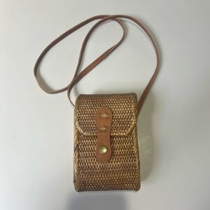 Rattan purse